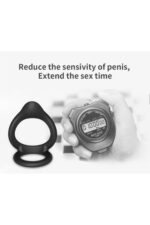 Sertleşme – Medikal Silikon Testis Geçmeli Penis Halkası