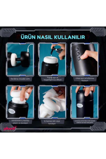 Out Space – Dijital Ekranlı – Isıtmalı – Otomatik Mastürbatör