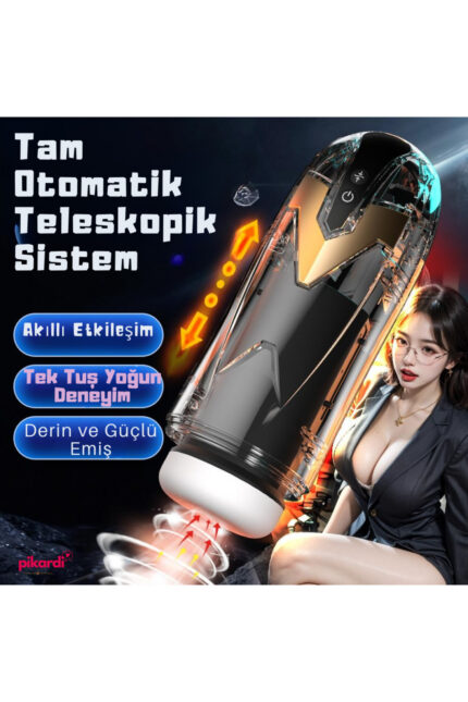 İRON Otomatik Mastürbatör-Akıllı Dijital Ekran-Akıllı Isıtma Sistemi-Otomatik Mastürbatör-Titreşim