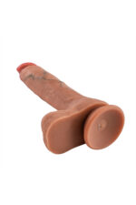 Janny Titreşimli Realistik Dildo – %100 Silikon, Kumandalı, 27 cm Vibratör