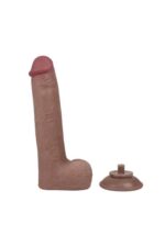 Double Layer Realistik Dildo – Çift Katman TPE, Güçlü Vantuzlu, 21 cm