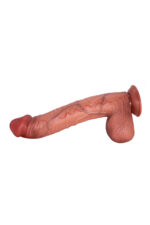 Carlos Titreşimli Realistik Dildo – Çift Katman TPE, Kumandalı, 33,5 cm