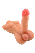 MINI MALE TORSO Gerçekçi TPE Erkek Gövde Mastürbatör – 14 cm Yapay Penisli, Kompakt Tasarım
