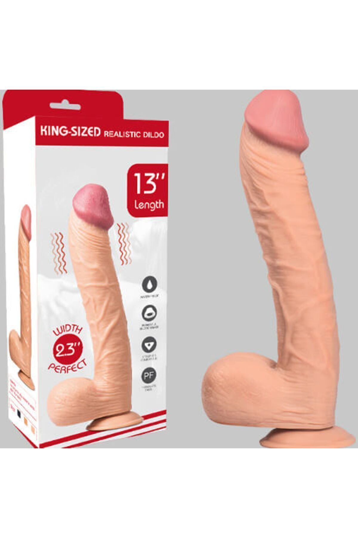 Realistik Et Dokusunda Dildo Penis 33 cm Damarlı 1125 gr Ağırlığında Realistik Et Dokusunda Dildo Penis 33 cm Damarlı 1125 gr Ağırlığında