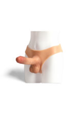 STRAP-ON HOLLOW İÇİ BOŞ Giyilebilir Silikon Penis – Belden Bağlamalı, 20 cm