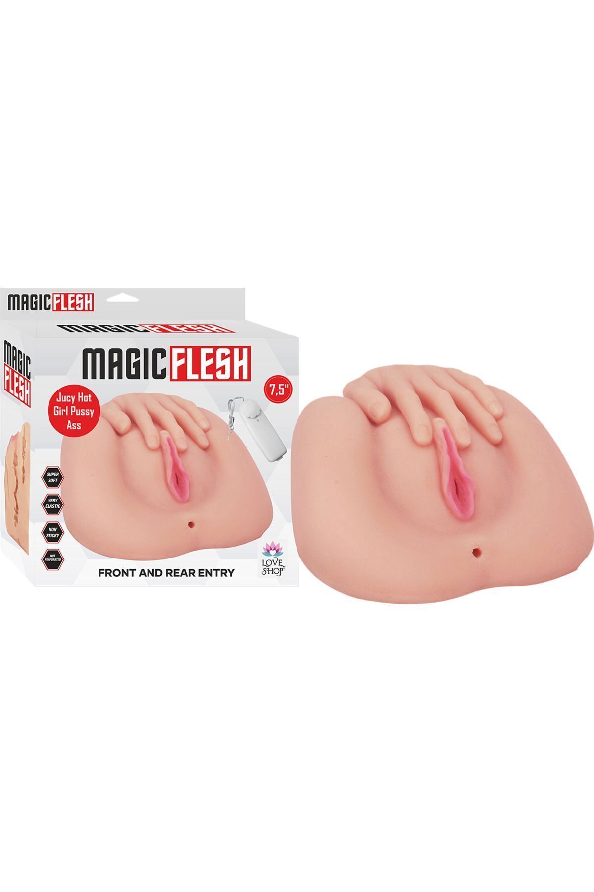 Tam Gerçekçi Titreşimli Vajina ve Anal Giriş – 19 cm Derinlik, Açık Ten Rengi Tam Gerçekçi Titreşimli Vajina ve Anal Giriş – 19 cm Derinlik, Açık Ten Rengi