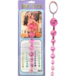 Maksimum Uzunluk ve Eğlence: 24 cm Pembe Silikon Anal Boncuk