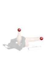 Çift 17cm Belden Bağlamalı Peniss – Elastik Alt Penis, Ten Rengi, Mükemmel Birliktelikler İçin İdeal!
