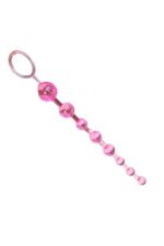 Maksimum Uzunluk ve Eğlence: 24 cm Pembe Silikon Boğumlu k