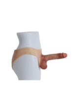 STRAP-ON GİYİLEBİLİR İÇİ DOLU- GİYİLEBİLİR SİLİKON PENİS UZUNLUĞU 24 CM, 4,5 CM GENİŞLİKTE KULLANILABİLİR BOYU 19 CM