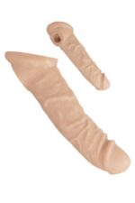 X-tender Serias -X-TENDER REALİSTİK SLEVE -6,6 CM UZATMA -130 GR AĞIRLIĞINDA -GERÇEKÇİ TEN DOKUSUNDA/Testis Geçmeli