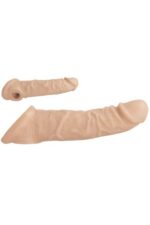 X-tender Serias -X-TENDER REALİSTİK SLEVE -6,6 CM UZATMA -130 GR AĞIRLIĞINDA -GERÇEKÇİ TEN DOKUSUNDA/Testis Geçmeli
