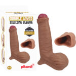 Testislere Özel, İçine Girebilen Bölüm – Özel Üretim Penis Kılıfı – DOUBLE LAYER SİLİCONE SLEVE