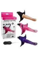 G Spot – Belden Bağlamalı Titreşimli 20 Cm Vibratör – Ten Rengi
