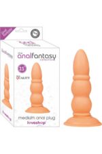 THE ANALFANTASY COLLECTION ANAL PLUG –8,9 CM, SİLİKON, VANTUZLU BOĞUMLU