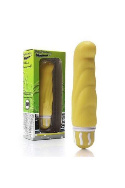 Sarı Vibratör / Anal Plug – G Noktası Uyarıcı ile Sarı Renkte Keyif