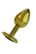 Metal Anal Plug-Medium Alimünyum Alaşımlı Çelik Materyal Max. Çap 3,5 cm Max. Uzunluk 8,1 cm net Ağırlık 84 gr BLASTER AMBALAJ SARI RENKLİ