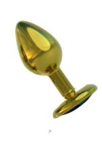 Metal Anal Plug-Medium Alimünyum Alaşımlı Çelik Materyal Max. Çap 3,5 cm Max. Uzunluk 8,1 cm net Ağırlık 84 gr BLASTER AMBALAJ SARI RENKLİ