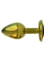 Metal Anal Plug-Medium Alimünyum Alaşımlı Çelik Materyal Max. Çap 3,5 cm Max. Uzunluk 8,1 cm net Ağırlık 84 gr BLASTER AMBALAJ SARI RENKLİ