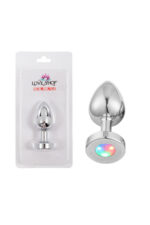 Metal Anal Plug Işıklı Medium Işıklı Metal Plug Max. Çap 3.4 cm Max. Uzunluk 8 cm net Ağırlık 107 gr GÜMÜŞ RENKLİ