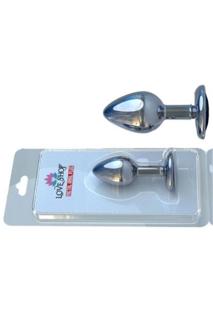 Metal Anal Plug-Medium Alimünyum Alaşımlı Çelik Materyal Max. Çap 3,5 cm Max. Uzunluk 8,1 cm net Ağırlık 84 gr BLASTER AMBALAJ ÇELİK RENKLİ