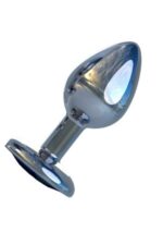 Metal Anal Plug-Medium Alimünyum Alaşımlı Çelik Materyal Max. Çap 3,5 cm Max. Uzunluk 8,1 cm net Ağırlık 84 gr BLASTER AMBALAJ ÇELİK RENKLİ