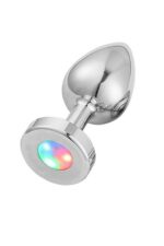 Metal Anal Plug Işıklı Small Işıklı Metal Plug Alimünyum Alaşımlı Çelik Materyal Max. Çap 2.8 cm Max. Uzunluk 7 cm net Ağırlık 68 gr BLASTER AMBALAJ GÜMÜŞ RENKLİ