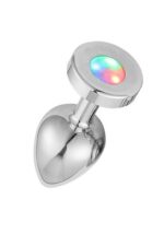 Metal Anal Plug Işıklı Small Işıklı Metal Plug Alimünyum Alaşımlı Çelik Materyal Max. Çap 2.8 cm Max. Uzunluk 7 cm net Ağırlık 68 gr BLASTER AMBALAJ GÜMÜŞ RENKLİ