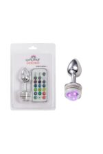 UZAKTAN KUMANDALI IŞIKLI METAL PLUG ALİMÜNYUM ALAŞIMLI ÇELİK MATERYAL MAX. ÇAP 2.7 CM MAX. UZUNLUK 7.1 CM NET AĞIRLIK 76 GR BLASTER AMBALAJ GÜMÜŞ RENKLİ