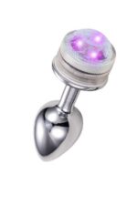 UZAKTAN KUMANDALI IŞIKLI METAL PLUG ALİMÜNYUM ALAŞIMLI ÇELİK MATERYAL MAX. ÇAP 2.7 CM MAX. UZUNLUK 7.1 CM NET AĞIRLIK 76 GR BLASTER AMBALAJ GÜMÜŞ RENKLİ