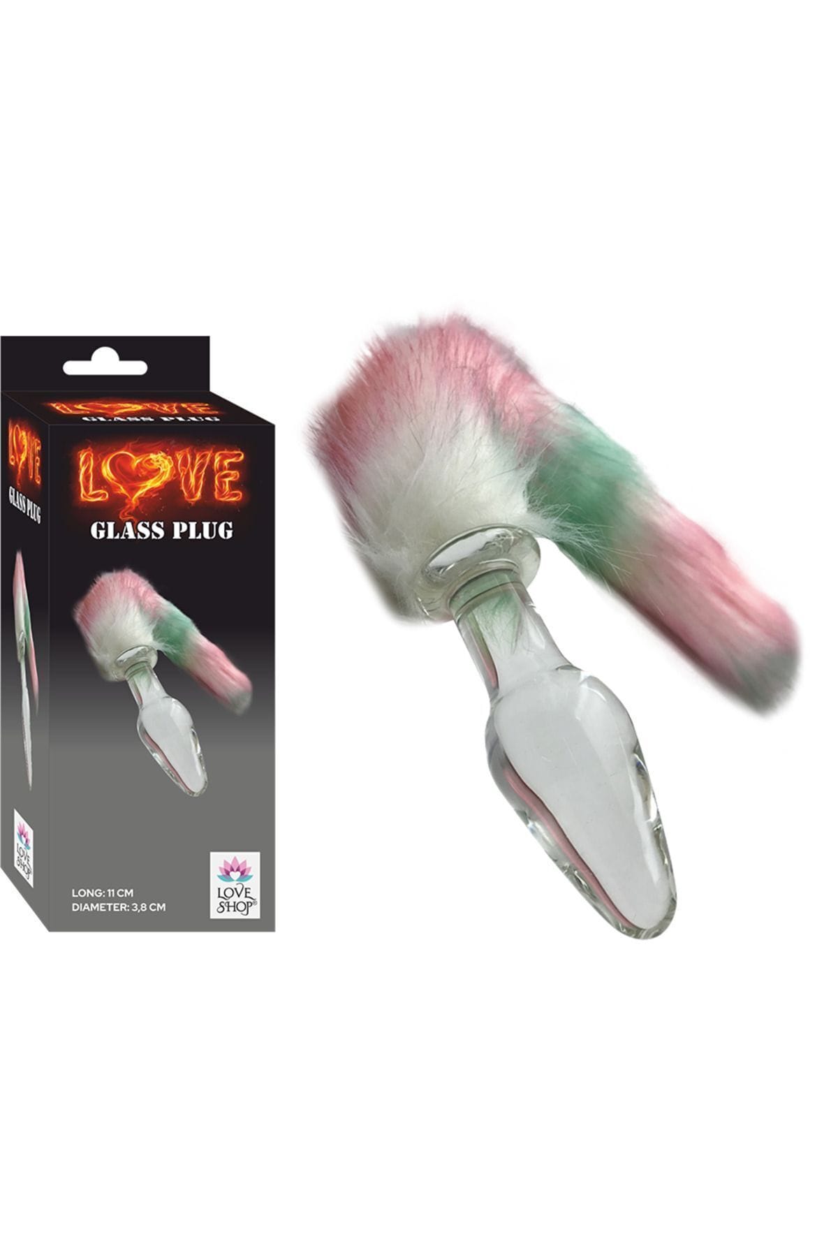 Pembe-Beyaz -Yeşil Renkte Tüylü Cam Anal Plug – Detaylı Tasarım – Cilt Dostu – Uzunluk 11 cm-3,8 cm En Pembe-Beyaz -Yeşil Renkte Tüylü Cam Anal Plug – Detaylı Tasarım – Cilt Dostu – Uzunluk 11 cm-3,8 cm En