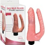 Çift Girişli Titreşimli Vibratör – Esnek ve Titreşimli Anal ve Vajinal Zevk ÇATAL PENİS İKİLİ İLİŞKİDE KULLANILABİLİR TİTREŞİMLİ, REALİSTİK PENİS 15 CM UZUNLUĞUNDA