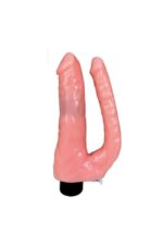 Çift Girişli Titreşimli Vibratör – Esnek ve Titreşimli Anal ve Vajinal Zevk ÇATAL PENİS İKİLİ İLİŞKİDE KULLANILABİLİR TİTREŞİMLİ, REALİSTİK PENİS 15 CM UZUNLUĞUNDA