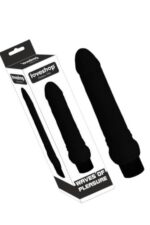 Siyah Titreşimli Damarlı Dildo – Esnek Yapı, Ten Hassasiyeti