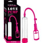 Love Pump Pink SİLİKON VAKUM POMPASI YENİ SİSTEM VAKUMLAMA ÖZELLİĞİ PEMBE RENKLİ POMPA