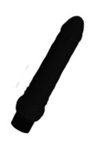 Siyah Titreşimli Damarlı Dildo – Esnek Yapı, Ten Hassasiyeti