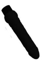 Siyah Titreşimli Damarlı Dildo – Esnek Yapı, Ten Hassasiyeti