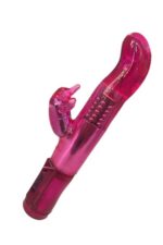 Pembe Rotasyonlu Döner Başlıklı Titreşimli Tavşan Vibratör Su Geçirmez 23 cm 12 Fonksiyon
