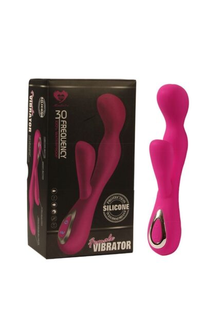 Female Vibrator’s Klitoris Uyarıcılı 19 cm Uzunluk 30 Fonksiyonel Çift Motorlu Titreşimli fonksyonel Açma Kapama ve Titreşim Tuşları Waterproff Özellik Mor renkli