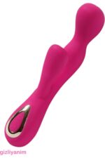 Female Vibrator’s Klitoris Uyarıcılı 19 cm Uzunluk 30 Fonksiyonel Çift Motorlu Titreşimli fonksyonel Açma Kapama ve Titreşim Tuşları Waterproff Özellik Mor renkli