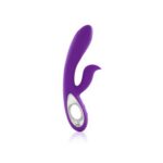 Dora Vıbrator Silikon Tavşan Vibratör Waterproff Özellik Su Geçirmez Klitoris Uyarıcılı 19 cm Boy 12 Fonksiyonel Titreşimli Ultra Güçlü Titreşim Mor Renkli