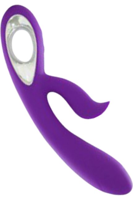 Dora Vıbrator Silikon Tavşan Vibratör Waterproff Özellik Su Geçirmez Klitoris Uyarıcılı 19 cm Boy 12 Fonksiyonel Titreşimli Ultra Güçlü Titreşim Mor Renkli