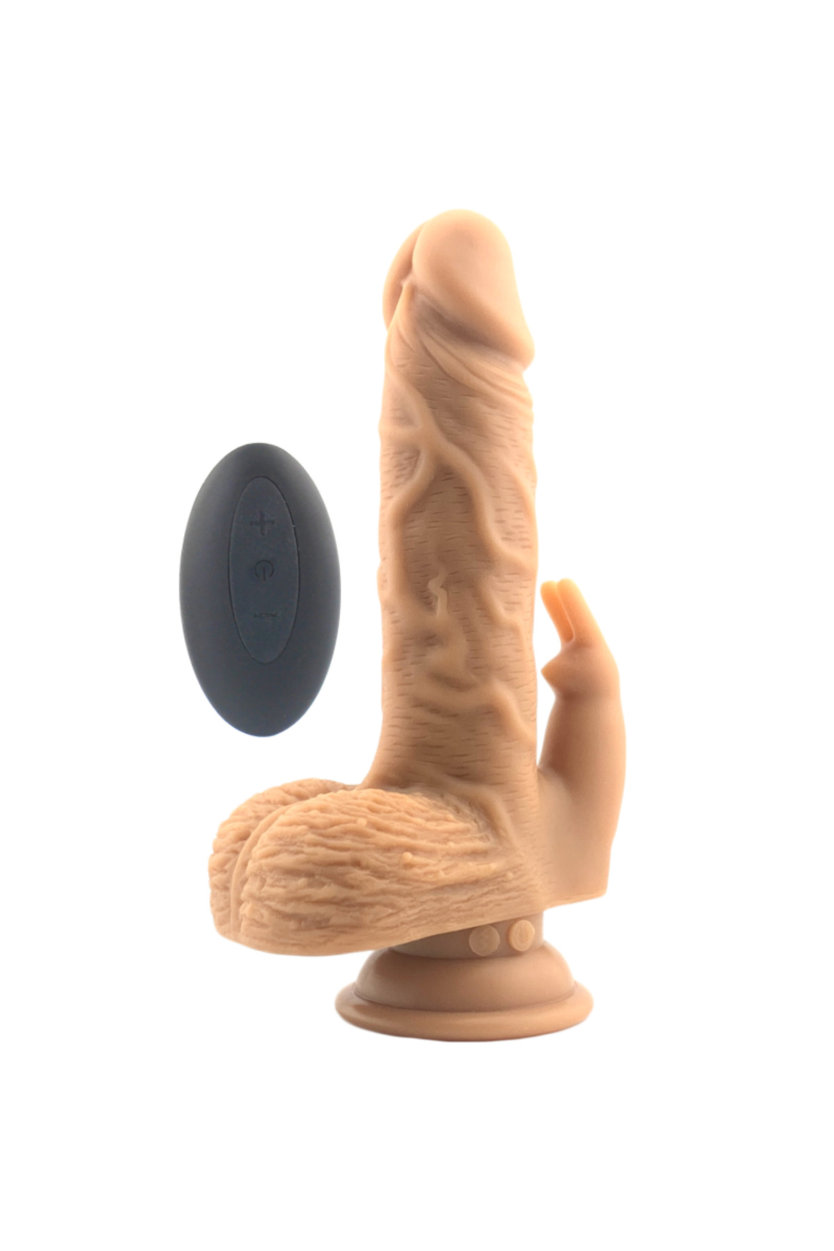 Crayz Yukarı Aşağı Rotasyonlu Silikon Vibrator Realistik Vantuzlu Tavşan Uçlu Kumandalı Crayz Yukarı Aşağı Rotasyonlu Silikon Vibrator Realistik Vantuzlu Tavşan Uçlu Kumandalı