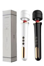 Felipa Massage Vibrator % Slikon Su Geçirmez ve Şeffaf Siyah Özel Vibratör – 12 Mod – Haz Tırtıklı Tasarım – G Noktası Uyarıcılı 32 cm Büyük Boy Ultra Güçlü Titreşim