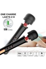 Felipa Massage Vibrator % Slikon Su Geçirmez ve Şeffaf Siyah Özel Vibratör – 12 Mod – Haz Tırtıklı Tasarım – G Noktası Uyarıcılı 32 cm Büyük Boy Ultra Güçlü Titreşim