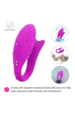 Yeni Nesil Mor Kuğu Vibratör – 12 Mod FDA Onaylı Silikonr USB ŞARJ ANAL-VAJİNAL KULLANIMA UYGUN ELASTİK YAPIDA 9 CM YÜKSEKLİK(UZUNLUK), 5,7 CM ENİNDE