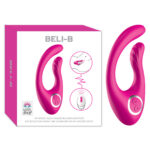 Beli-B Mor Renkli Teknolojik Vibratör Anal-Vajinal Kullanıma Uygun 11,5 cm Yükseklik(Uzunluk), 5,5 cm Eninde Uzaktan Kumandalı 5 Metreye Kadar Kumandadan Yönlendirme Imkanı