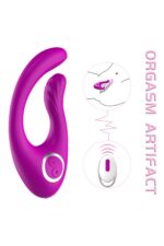 Beli-B Mor Renkli Teknolojik Vibratör Anal-Vajinal Kullanıma Uygun 11,5 cm Yükseklik(Uzunluk), 5,5 cm Eninde Uzaktan Kumandalı 5 Metreye Kadar Kumandadan Yönlendirme Imkanı