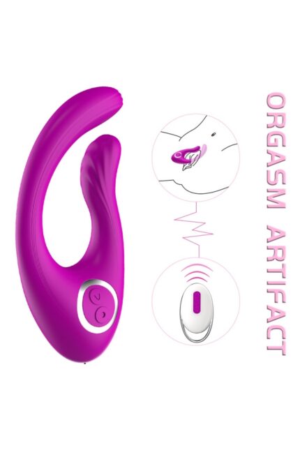 Beli-B Mor Renkli Teknolojik Vibratör Anal-Vajinal Kullanıma Uygun 11,5 cm Yükseklik(Uzunluk), 5,5 cm Eninde Uzaktan Kumandalı 5 Metreye Kadar Kumandadan Yönlendirme Imkanı