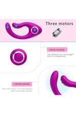 Beli-B Mor Renkli Teknolojik Vibratör Anal-Vajinal Kullanıma Uygun 11,5 cm Yükseklik(Uzunluk), 5,5 cm Eninde Uzaktan Kumandalı 5 Metreye Kadar Kumandadan Yönlendirme Imkanı